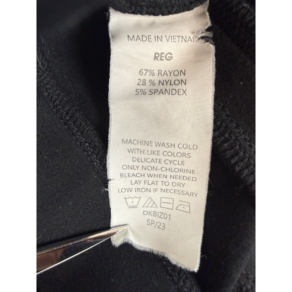 Quince Ultra-Stretch Ponte Straight Leg Pants Women's Medium Black - Picture 7 of 10